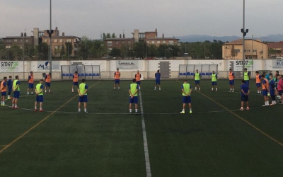 El Sabadell Nord i el Martinenc van guardar un minut de silenci abans del partit